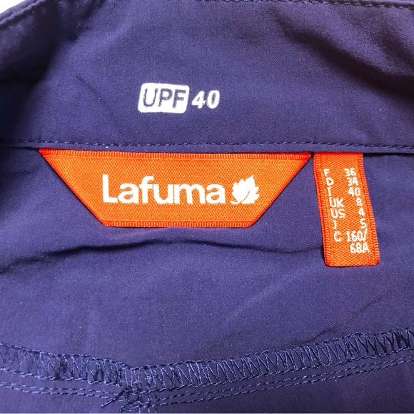 Hiking crop capri pant, purple size 4, UPF 40 - Picture 4 of 7